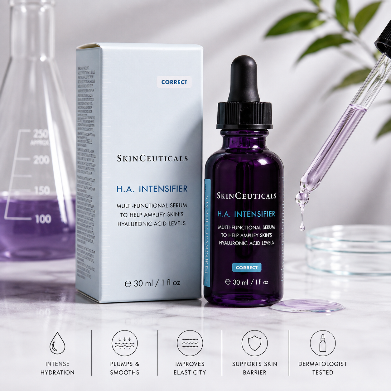 Share SkinCeuticals H.A. Intensifier Multi-Functional Serum 30ml/ 1.oz New, SEALED