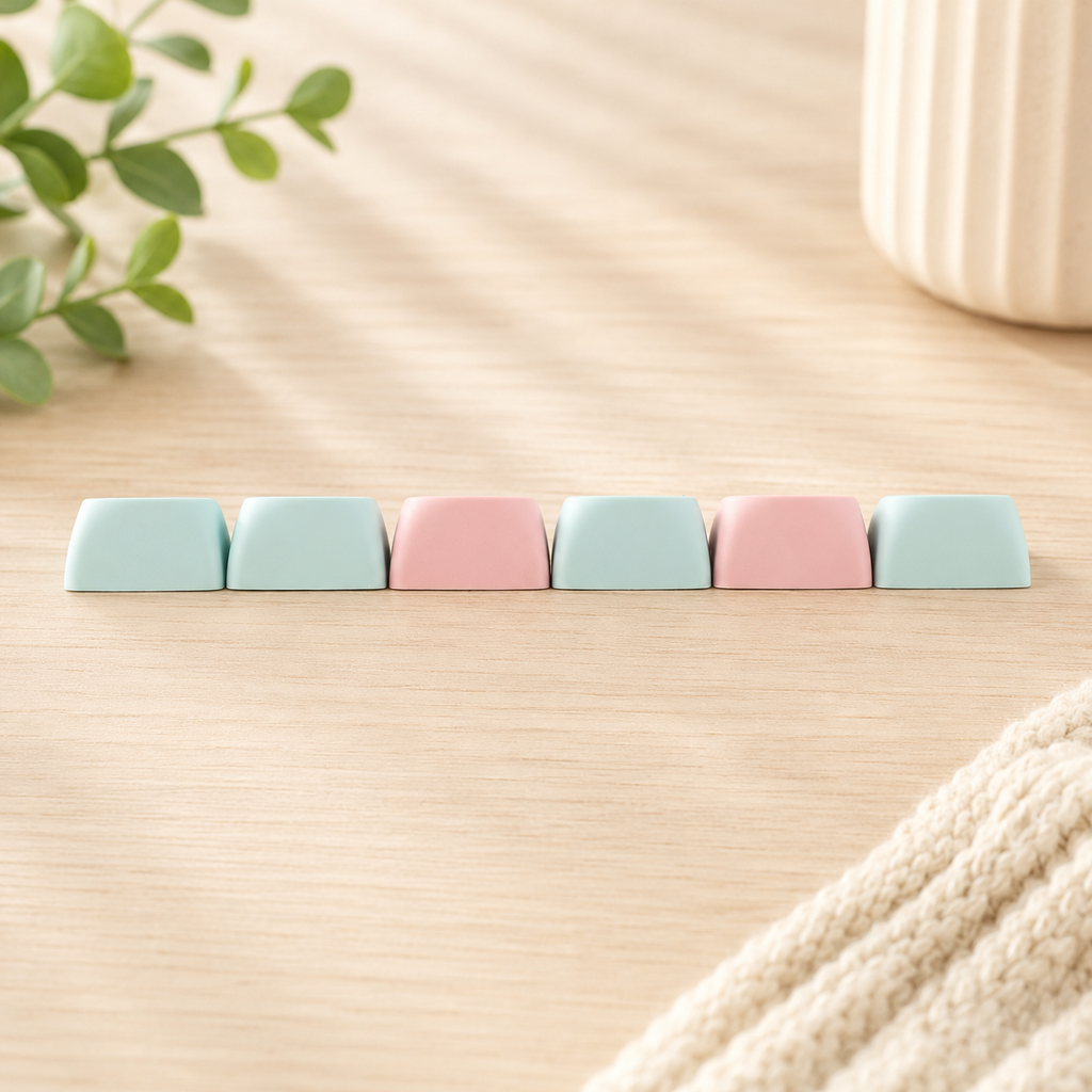 SwitchForge Pastel Ice Cream Custom PBT Keycap Set (Cherry Profile)