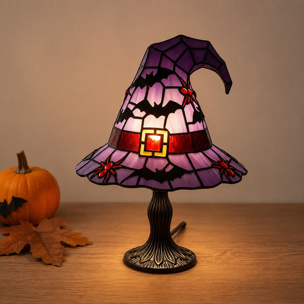 Hot-Selling Halloween Witch Hat Table Lamp Ornament Witch Hat Table Lamp Decoration
