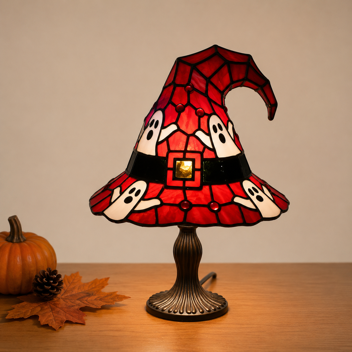 Hot-Selling Halloween Witch Hat Table Lamp Ornament Witch Hat Table Lamp Decoration
