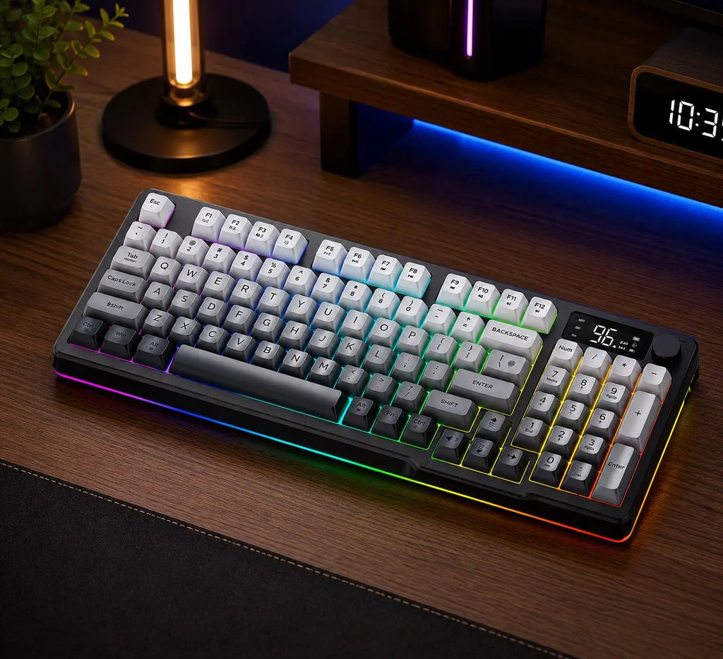 SwitchForge SF75 – Wireless Mechanical Gaming Keyboard with LCD Display